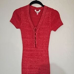 Red No Boundaries Dress